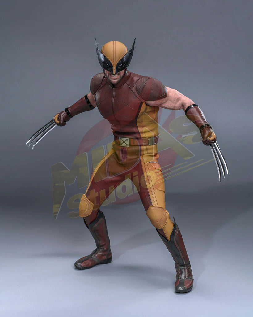 Brand New🔥 Hot Toys 1/6 Scale Deadpool & Wolverine - Wolverine (Classic Brown and Tan) Collectible Figure (Hot Toys Exclusive, MMS831)