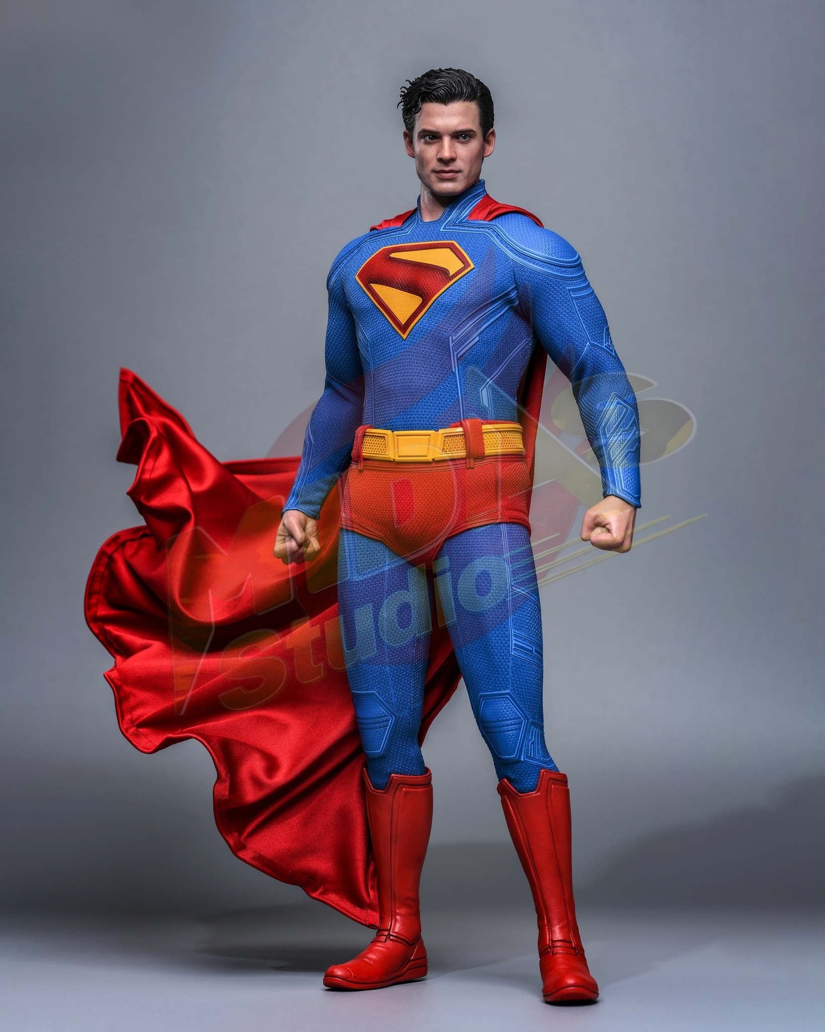 Brand New🔥 Hot Toys 1/6 Scale Superman - Superman & Krypto Collectible Set (MMS812)