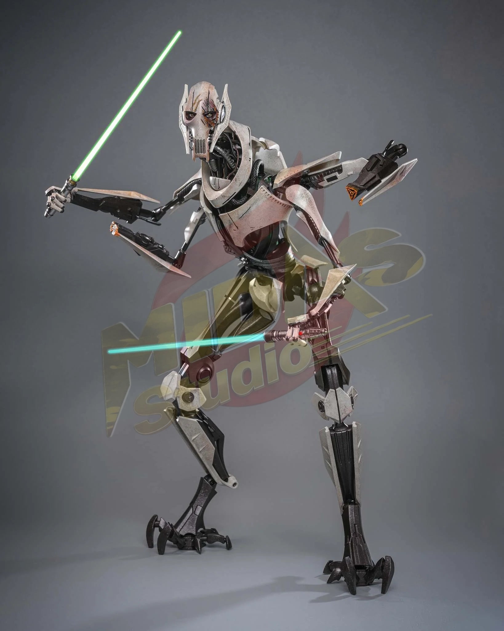 Brand New🔥 Hot Toys 1/6 Scale Star Wars Episode III: Revenge of the Sith General Grievous Collectible Figure (Special Edition, MMS760D67B)