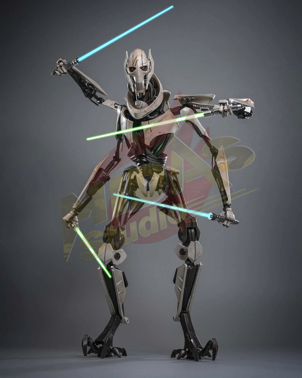 Brand New🔥 Hot Toys 1/6 Scale Star Wars Episode III: Revenge of the Sith General Grievous Collectible Figure (Special Edition, MMS760D67B)