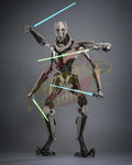 Brand New🔥 Hot Toys 1/6 Scale Star Wars Episode III: Revenge of the Sith General Grievous Collectible Figure (Special Edition, MMS760D67B)