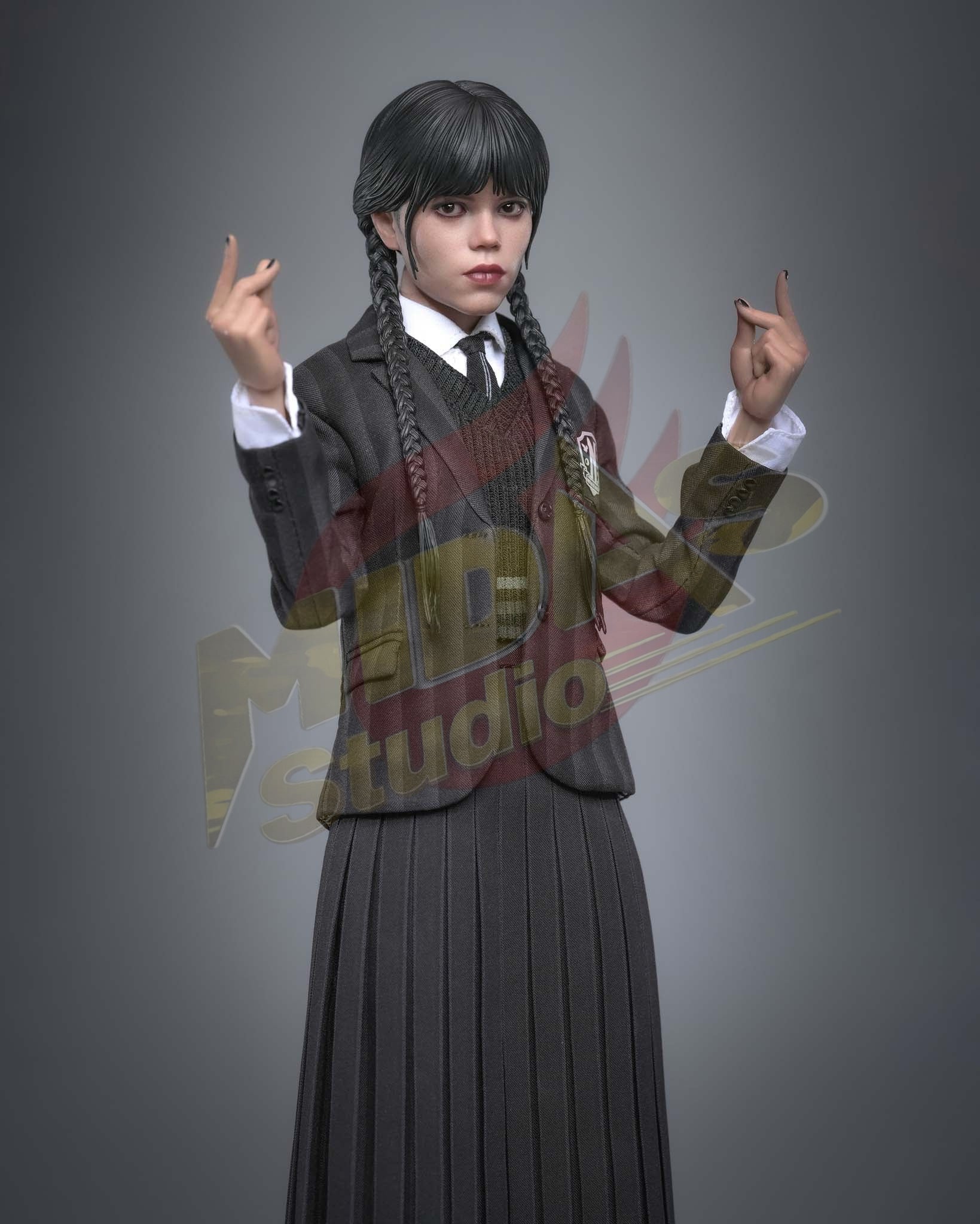 Brand New🔥 Hot Toys 1/6 Scale Wednesday - Wednesday Collectible Figure (TMS135)