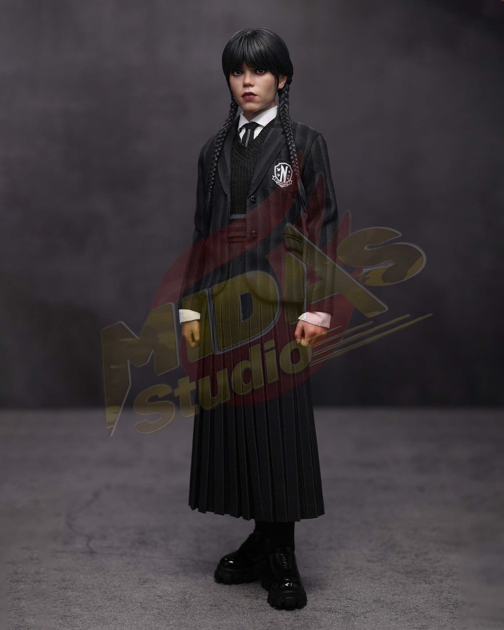 Brand New🔥 Hot Toys 1/6 Scale Wednesday - Wednesday Collectible Figure (TMS135)