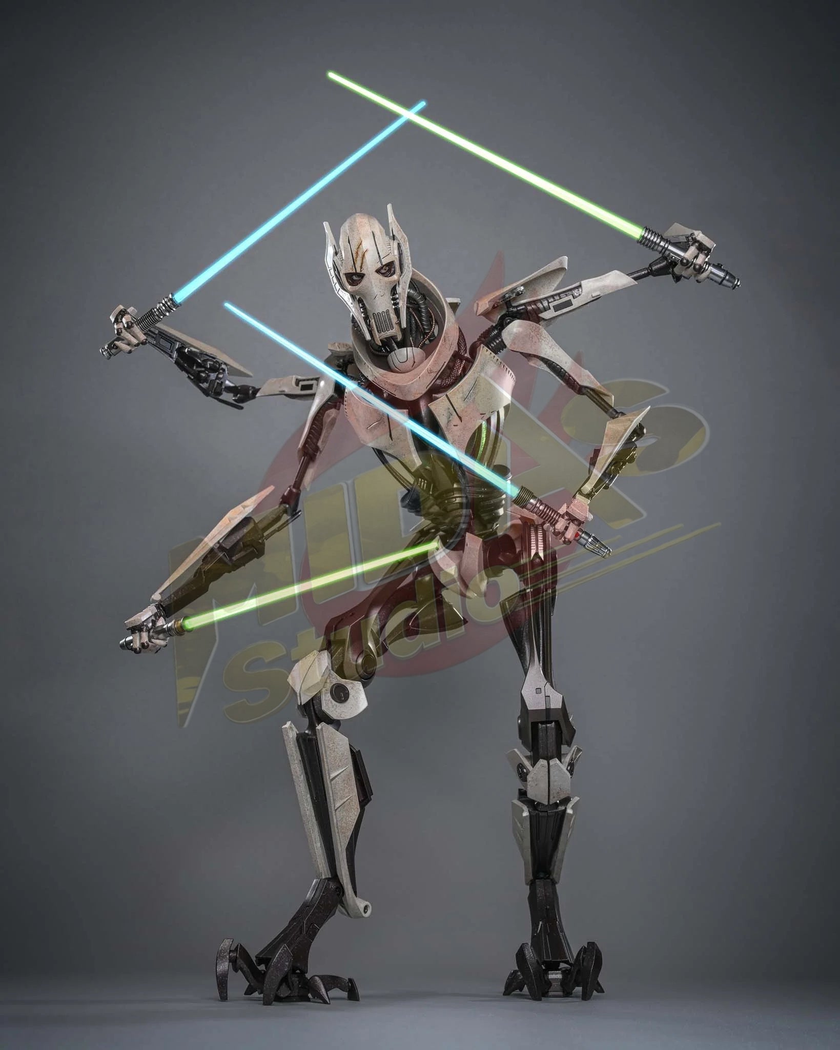 Brand New🔥 Hot Toys 1/6 Scale Star Wars Episode III: Revenge of the Sith General Grievous Collectible Figure (Special Edition, MMS760D67B)