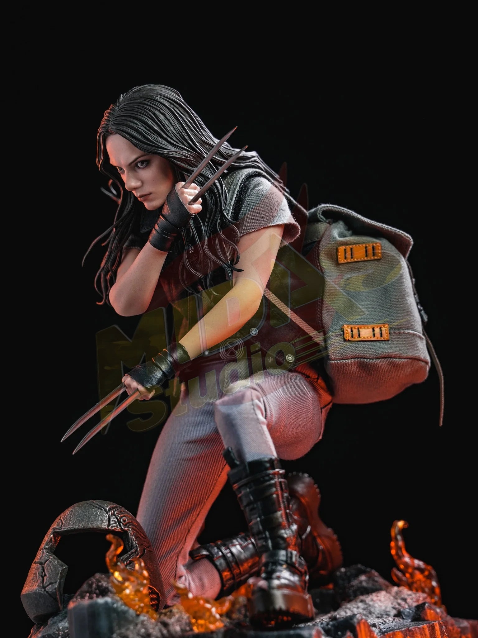 Brand New🔥 Hot Toys MMS781 Marvel Deadpool and Wolverine X23 1/6 Scale Collectible Figure Set
