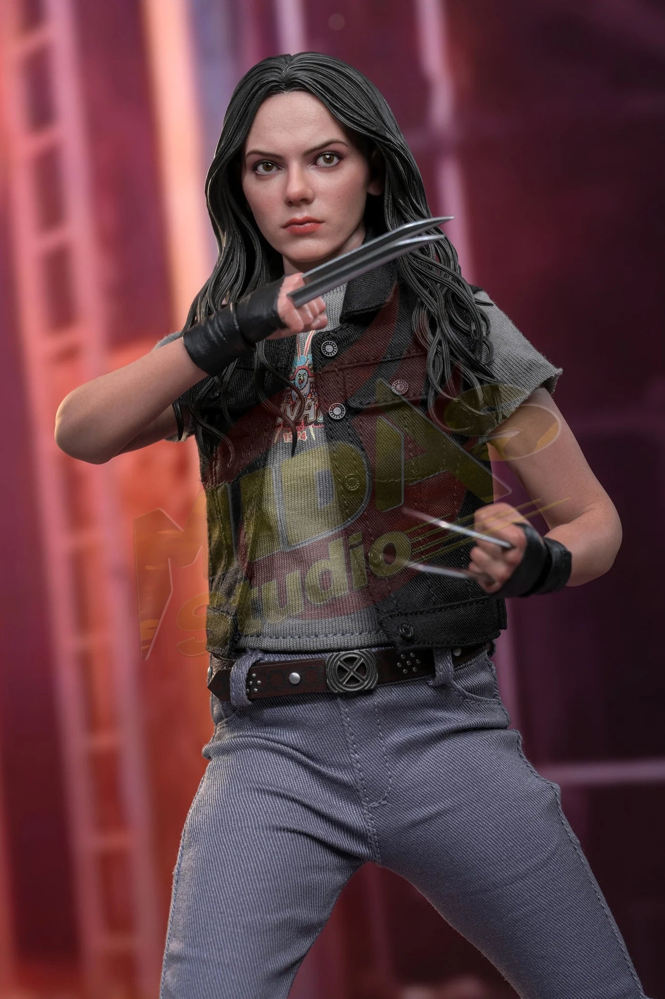 Brand New🔥 Hot Toys MMS781 Marvel Deadpool and Wolverine X23 1/6 Scale Collectible Figure Set