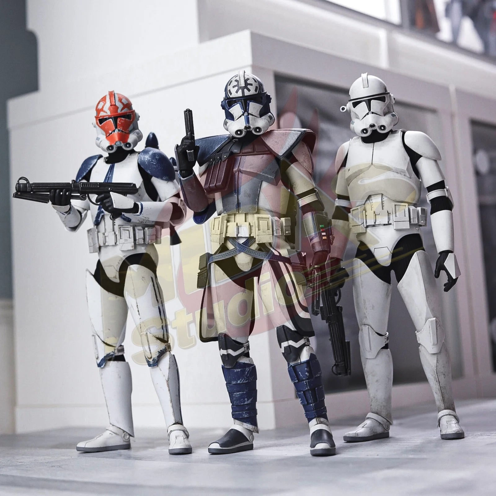Brand New🔥 Hot Toys 1/6 Scale Star Wars: The Clone Wars Clone Trooper Jesse Collectible Figure (TMS064)