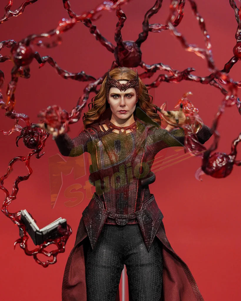 Brand New🔥 Hot Toys 1/6 Scale Doctor Strange in the Multiverse of Madness - The Scarlet Witch Collectible Figure (Deluxe Version, MMS653)