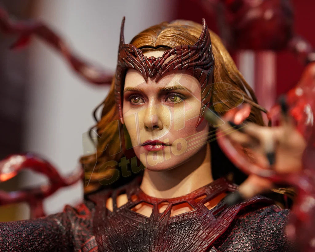 Brand New🔥 Hot Toys 1/6 Scale Doctor Strange in the Multiverse of Madness - The Scarlet Witch Collectible Figure (Deluxe Version, MMS653)