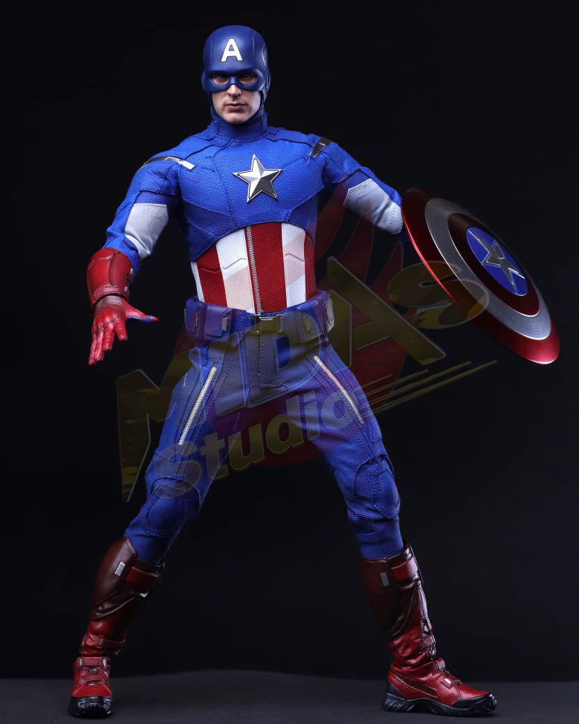 Brand New🔥 Hot Toys 1/6 Scale Avengers: Endgame - 2012 Captain America Collectible Figure (MMS563)