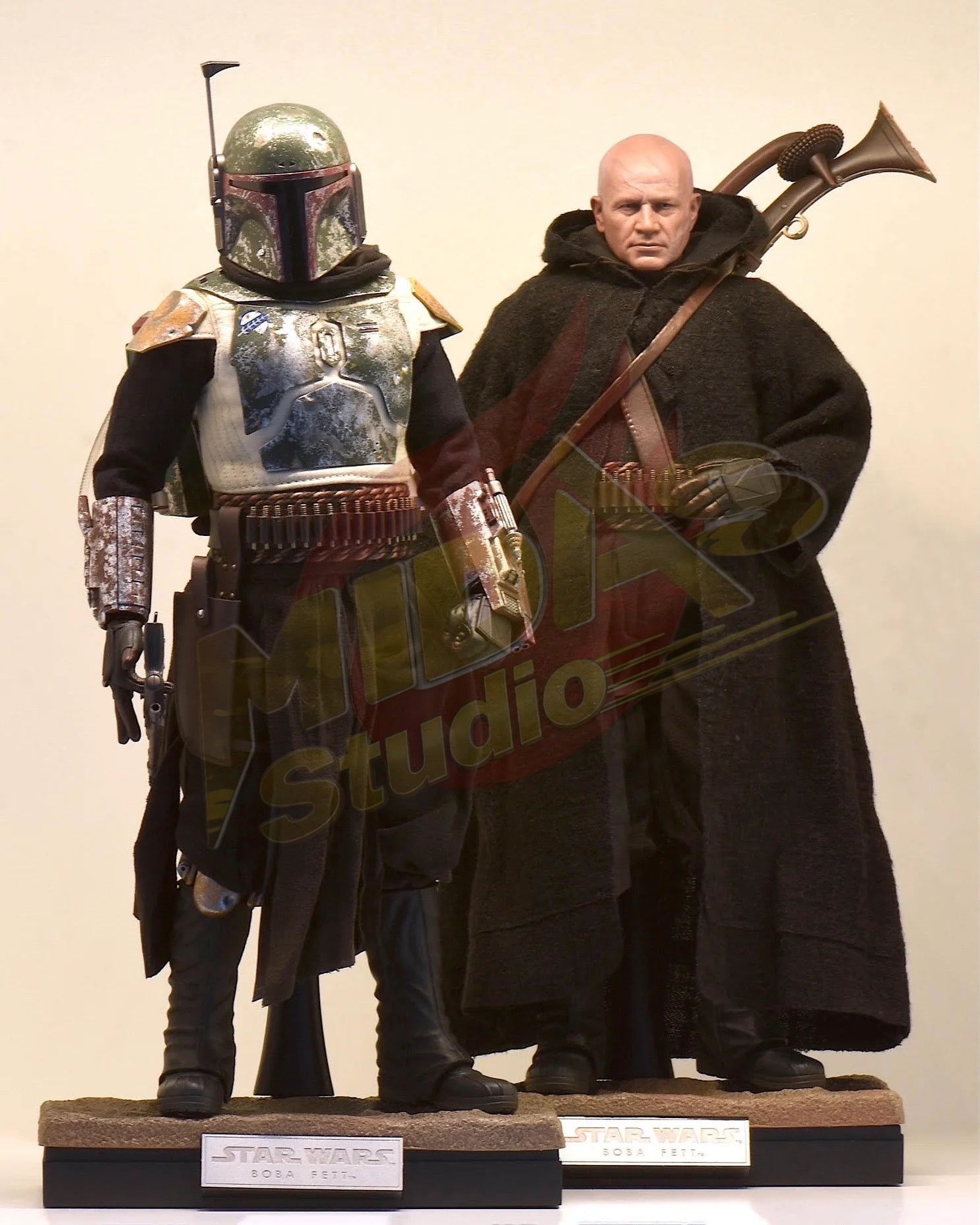 Brand New🔥 Hot Toys 1/6 Scale Star Wars: The Mandalorian Boba Fett Collectible Figure (Deluxe Version, TMS034)