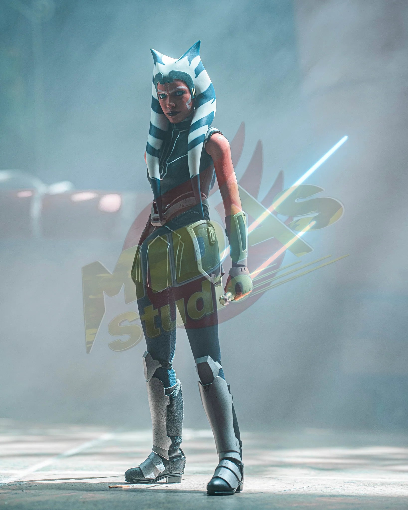 Brand New🔥 Hot Toys 1/6 Scale Star Wars: The Clone Wars Ahsoka Tano Collectible Figure (TMS021)