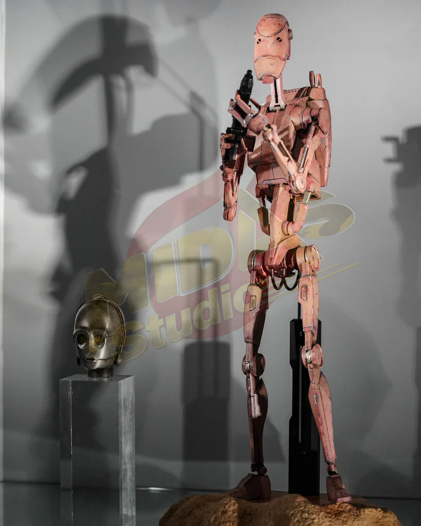 Brand New🔥 Hot Toys 1/6 Scale Star Wars: Attack of the Clones Battle Droid (Geonosis) Collectible Figure (MMS649)
