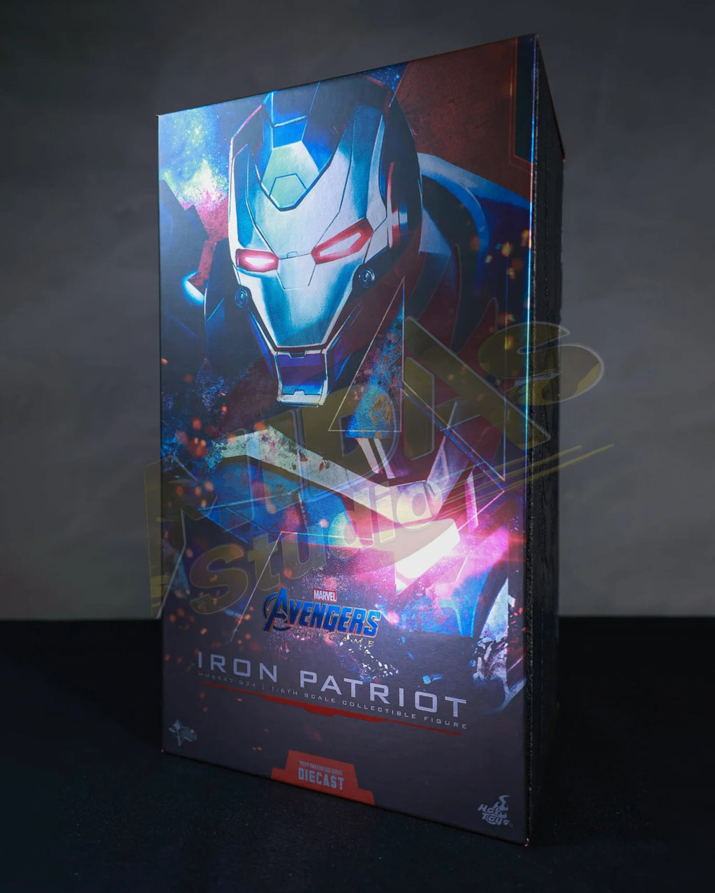 Brand New🔥 Hot Toys MMS547D34 Avengers Endgame Iron Patriot 1/6 Scale Collectible Figure Set