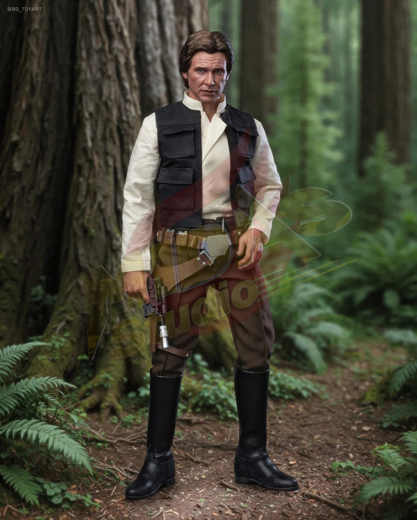 Brand New🔥 Hot Toys MMS740 Star Wars Return of the Jedi Han Solo 1/6 Scale Collectible Figure Set