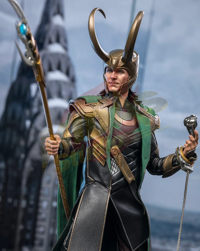 Brand New🔥 Hot Toys MMS579 Avengers Endgame Loki 1/6 Scale Collectible Figure Set