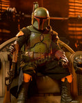 Brand New🔥 Hot Toys 1/6 Scale Star Wars: The Mandalorian Boba Fett (Repaint Armor and Throne) Collectible Figure (Special Edition, TMS056B)