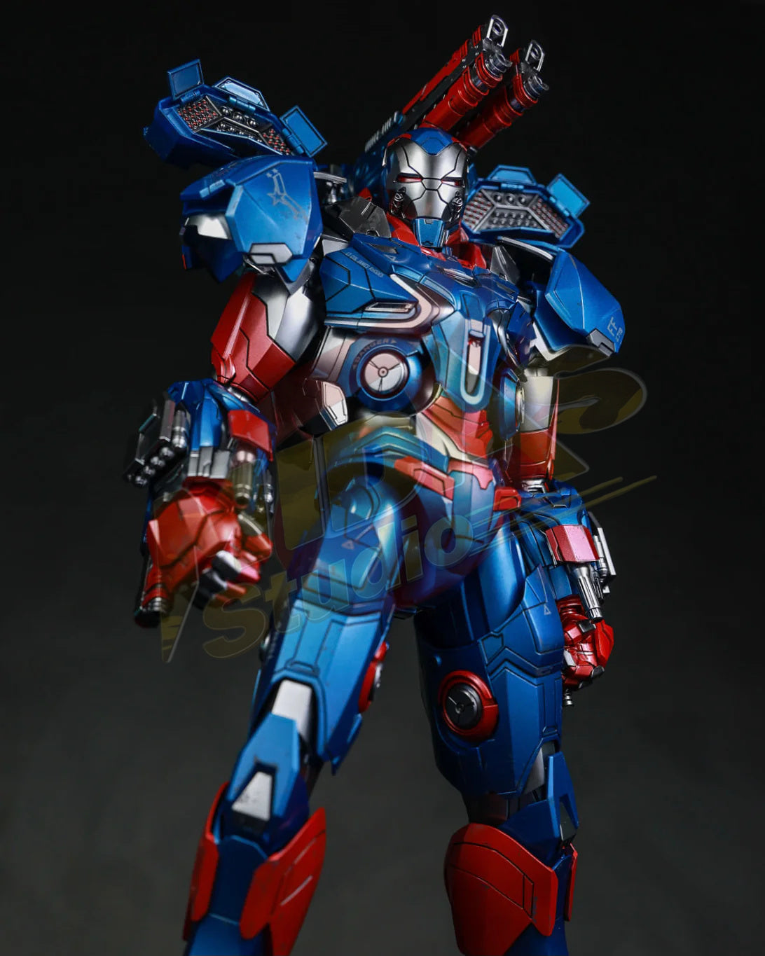 Brand New🔥 Hot Toys MMS547D34 Avengers Endgame Iron Patriot 1/6 Scale Collectible Figure Set