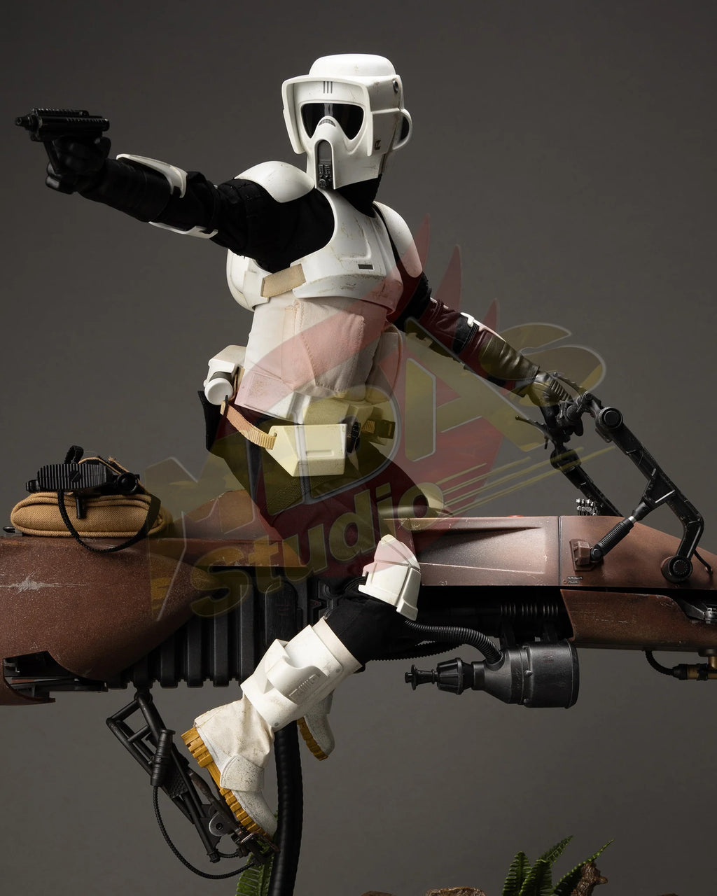 Brand New🔥 Hot Toys MMS612 Star Wars Return of the Jedi Scout Trooper and Speeder Bike 1/6 Scale Collectible Figure Set