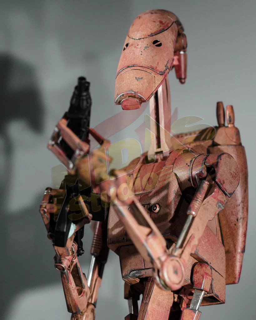 Brand New🔥 Hot Toys 1/6 Scale Star Wars: Attack of the Clones Battle Droid (Geonosis) Collectible Figure (MMS649)