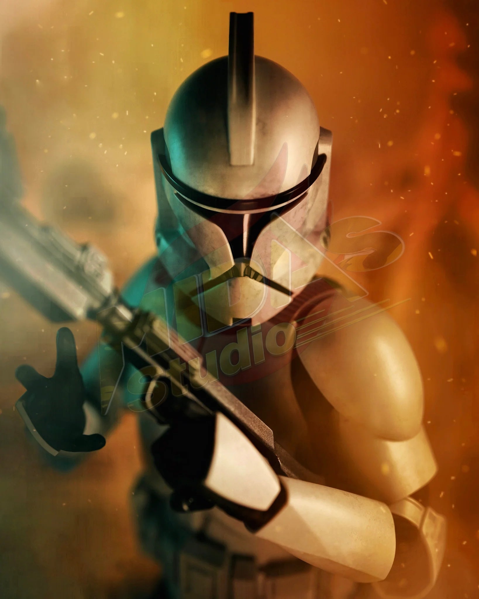 Brand New🔥 Hot Toys 1/6 Scale Star Wars Attack of the Clones Clone Trooper (MMS647) Collectible Figure