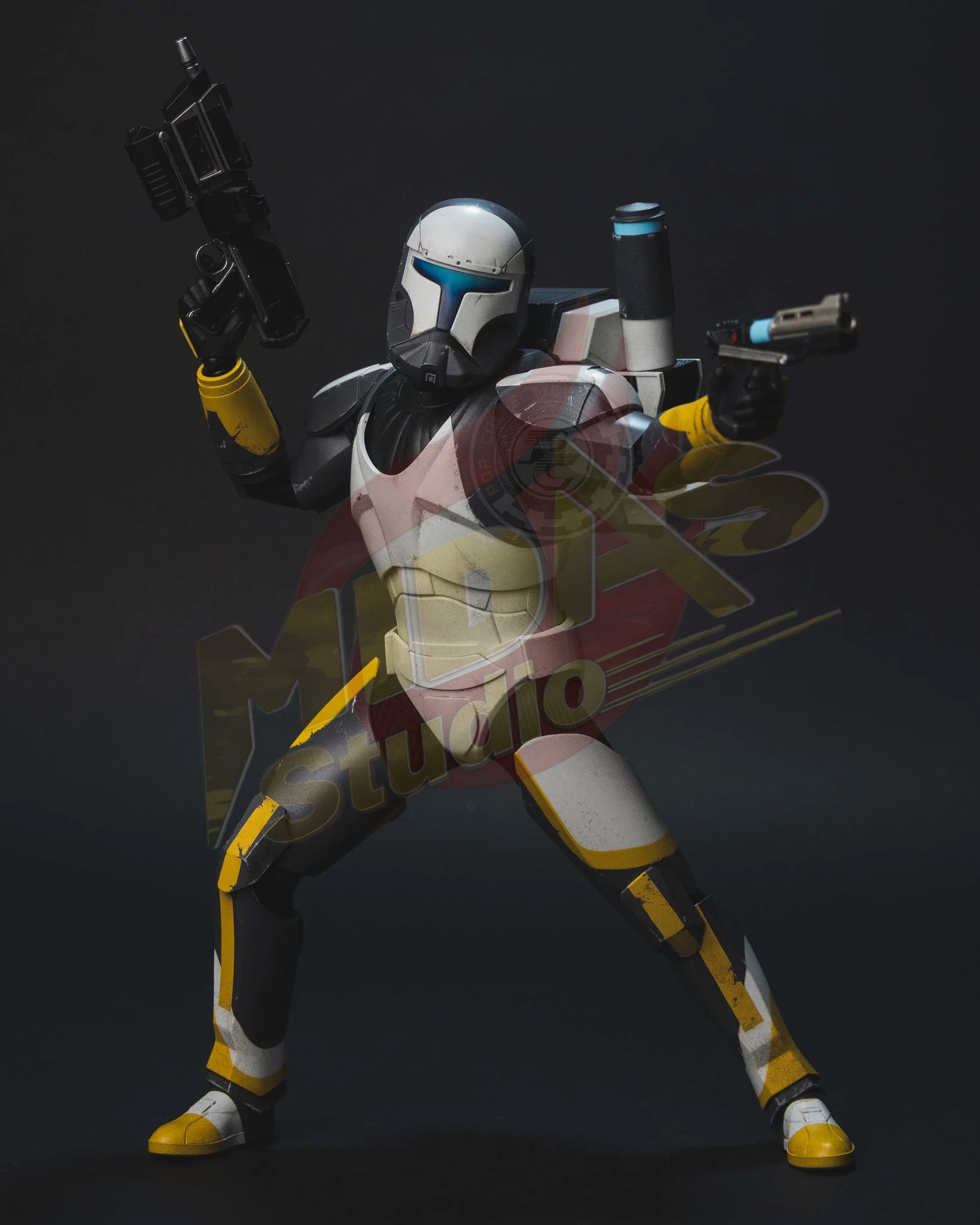 Brand New🔥 Hot Toys 1/6 Scale Star Wars The Bad Batch Clone Commando Scorch Collectible Figure (TMS130, Exclusive Limited Edition)