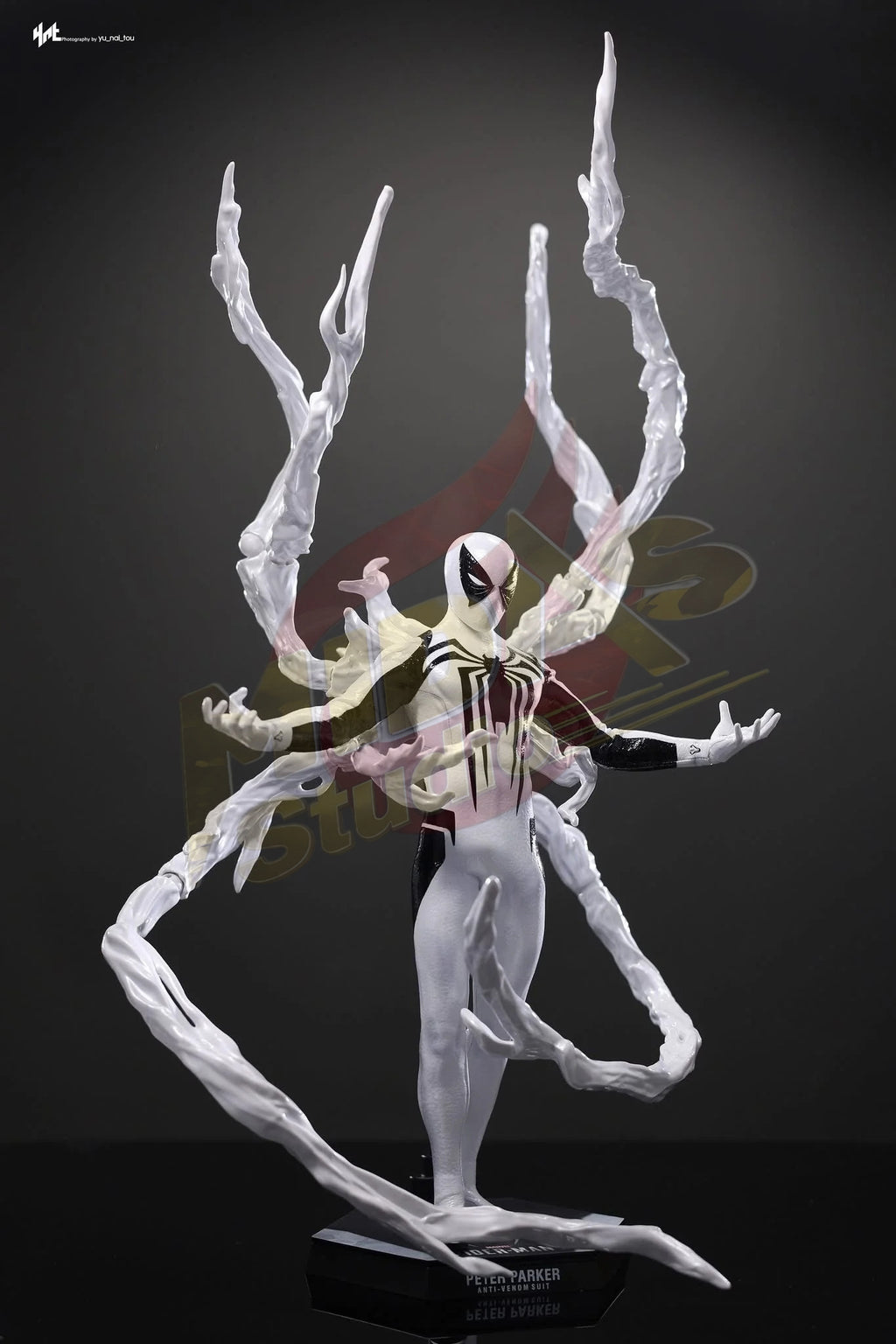 Brand New🔥 Hot Toys VGM69 Marvel Spider-Man 2 Peter Parker Anti-Venom Suit 1/6 Scale Collectible Figure Set