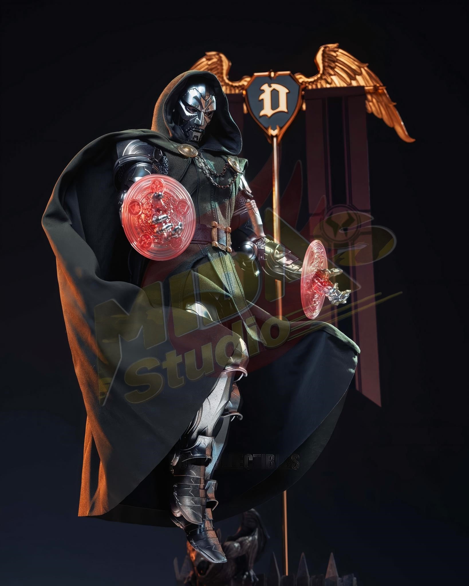 Brand New🔥 Hot Toys 1/6 Scale Marvel Comics Doctor Doom Collectible Figure (Special Edition, CMS022B)