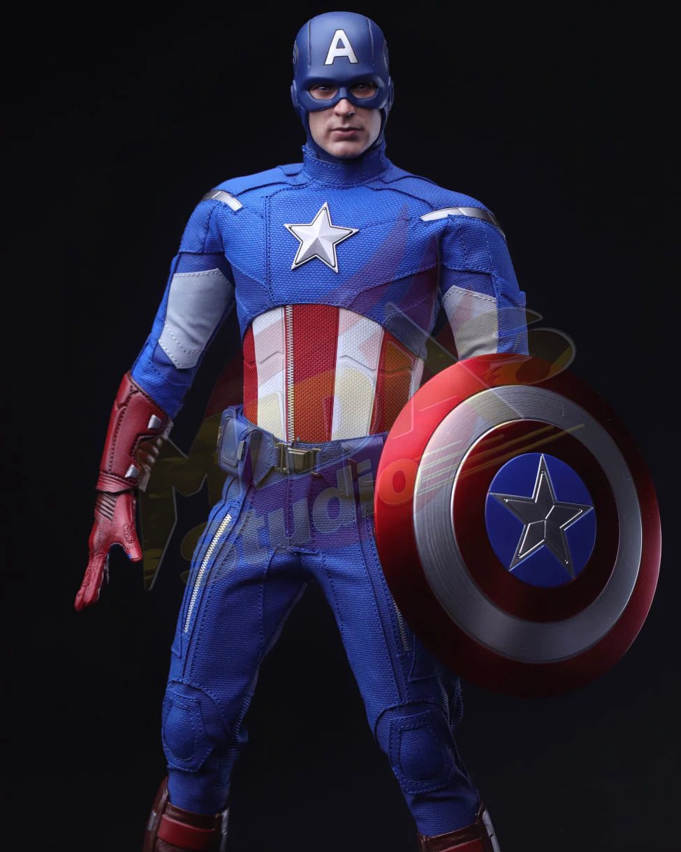 Brand New🔥 Hot Toys 1/6 Scale Avengers: Endgame - 2012 Captain America Collectible Figure (MMS563)