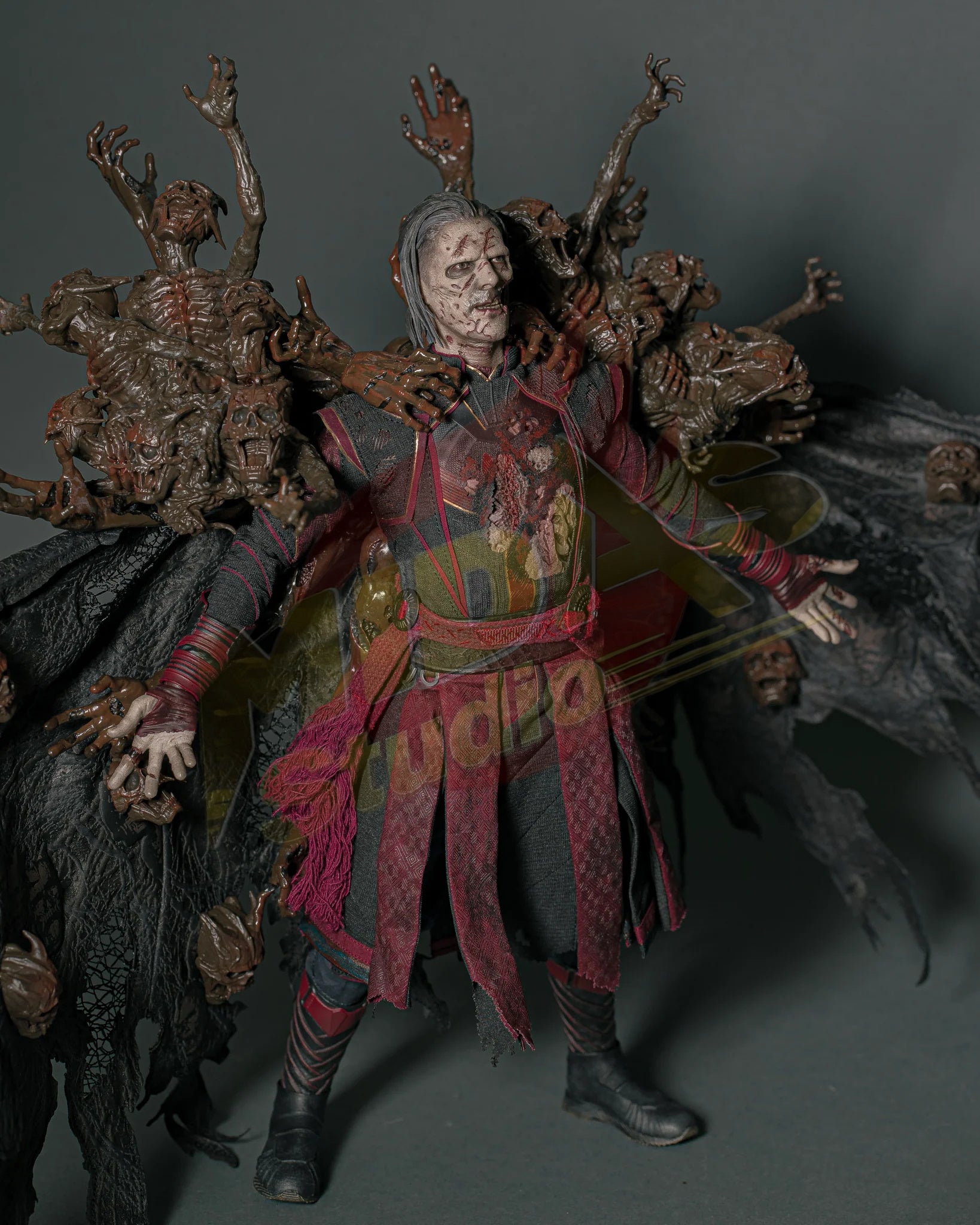 Brand New🔥 Hot Toys MMS654 Doctor Strange in the Multiverse of Madness Dead Strange 1/6 Scale Collectible Figure Set