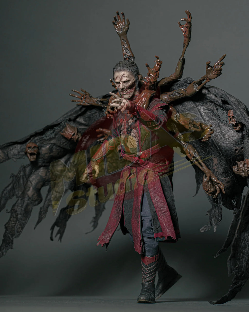 Brand New🔥 Hot Toys MMS654 Doctor Strange in the Multiverse of Madness Dead Strange 1/6 Scale Collectible Figure Set