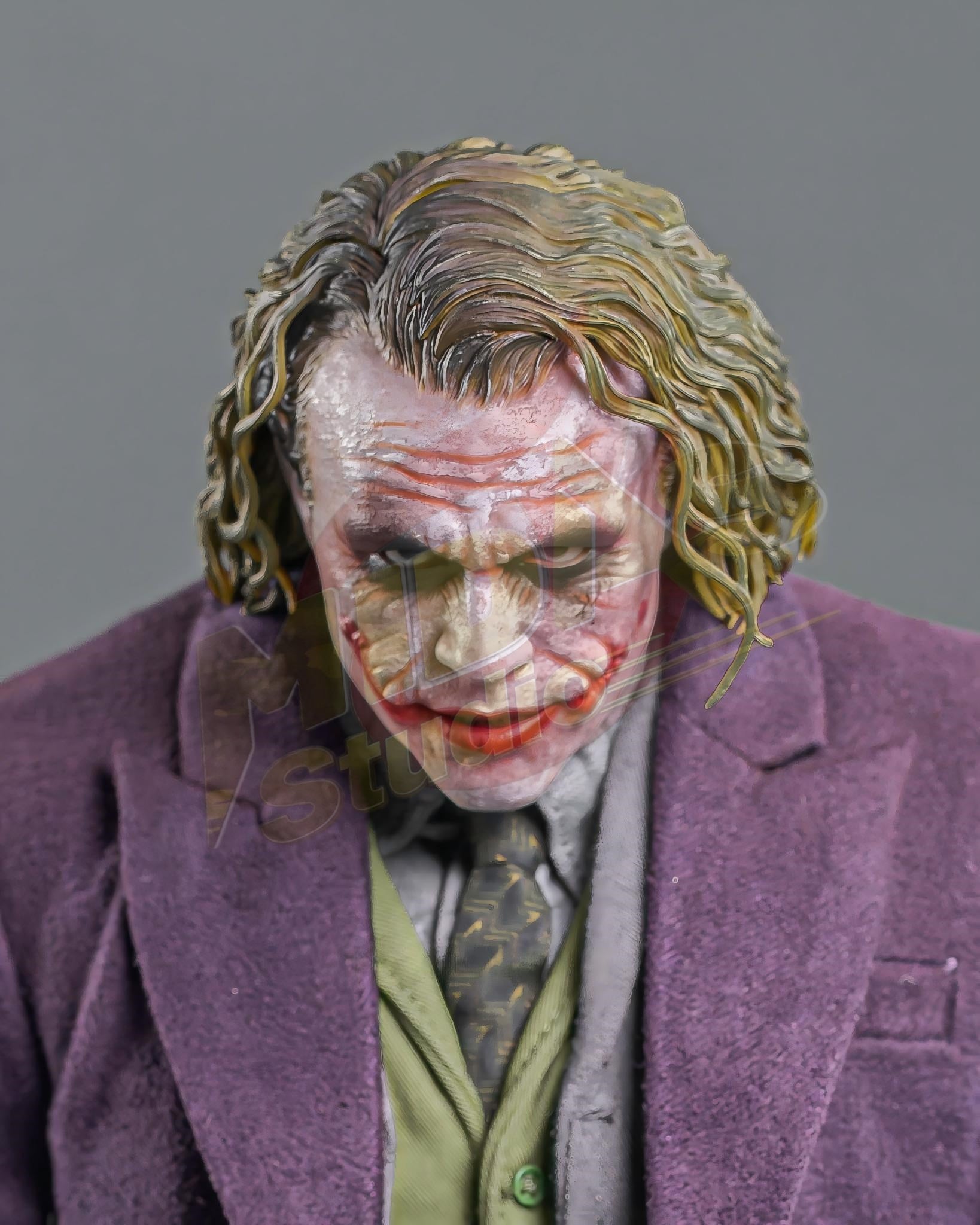 Brand New🔥 Hot Toys 1/6 Scale The Dark Knight Trilogy The Joker (Sculpted Hair, Standard Edition) Collectible Figure (DX32)