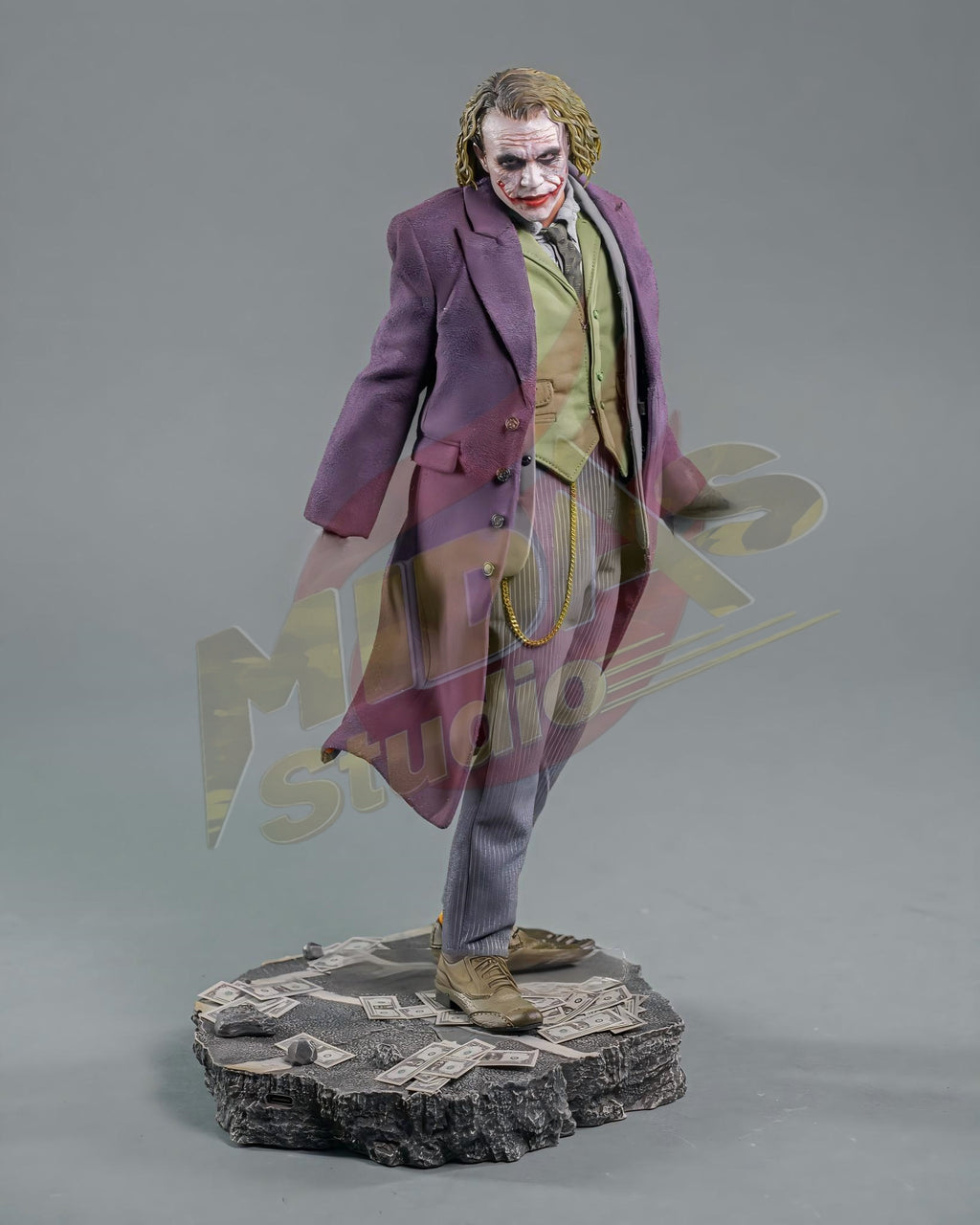 Brand New🔥 Hot Toys 1/6 Scale The Dark Knight Trilogy The Joker (Sculpted Hair, Standard Edition) Collectible Figure (DX32)