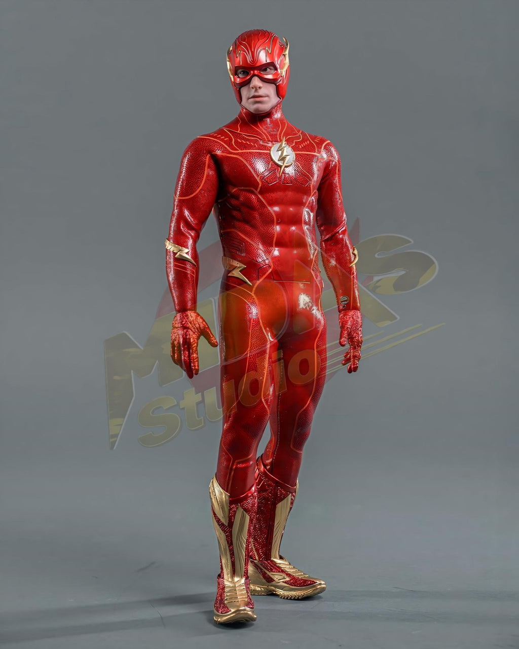 Brand New🔥 Hot Toys 1/6 Scale The Flash – The Flash Collectible Figure (Special Version with The Life Size The Flash Signet Ring, MMS713B)