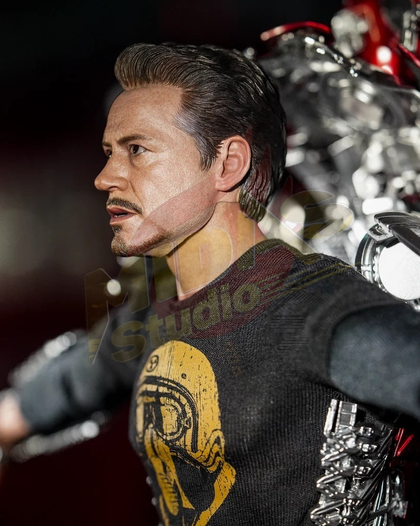 Brand New🔥 Hot Toys MMS718B The Avengers Tony Stark Mark VII Suit Up Version Special Edition 1/6 Scale Collectible Figure Set