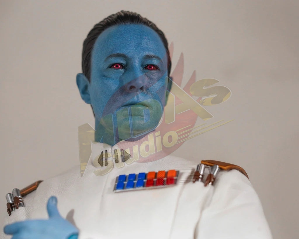 Brand New🔥 Hot Toys TMS116 Star Wars Ahsoka Grand Admiral Thrawn 1/6 Scale Collectible Figure Set