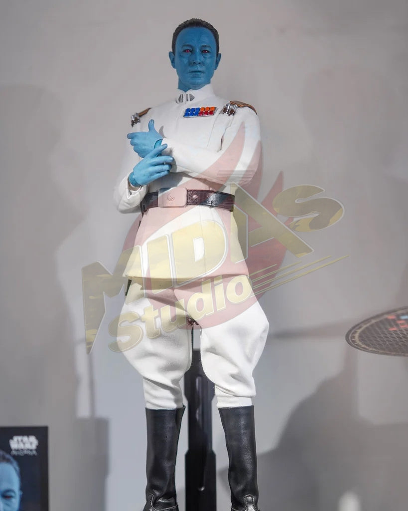 Brand New🔥 Hot Toys TMS116 Star Wars Ahsoka Grand Admiral Thrawn 1/6 Scale Collectible Figure Set