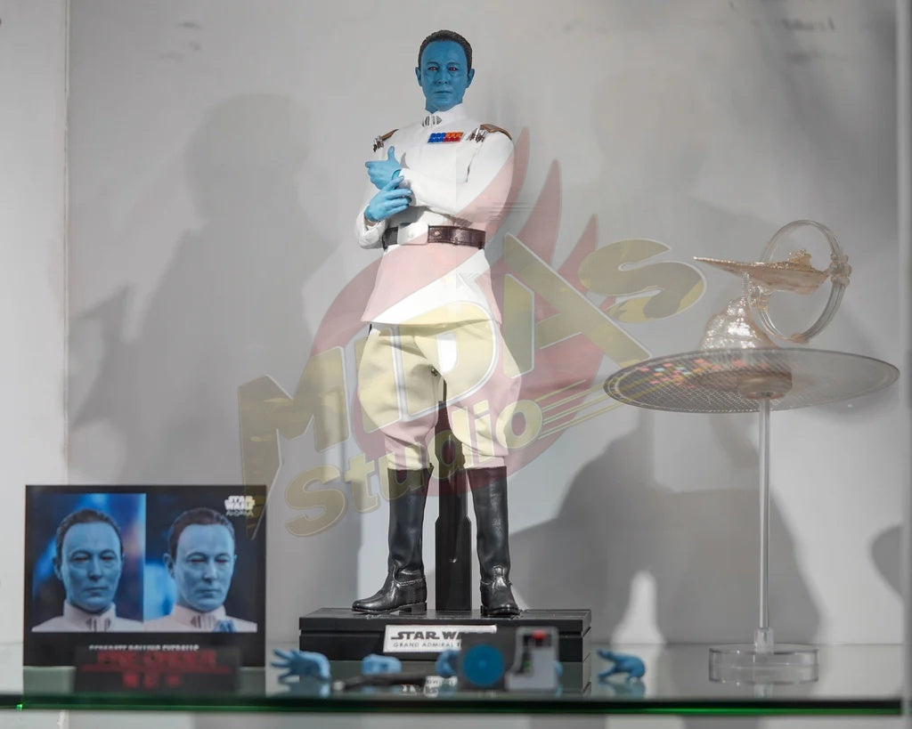 Brand New🔥 Hot Toys TMS116 Star Wars Ahsoka Grand Admiral Thrawn 1/6 Scale Collectible Figure Set