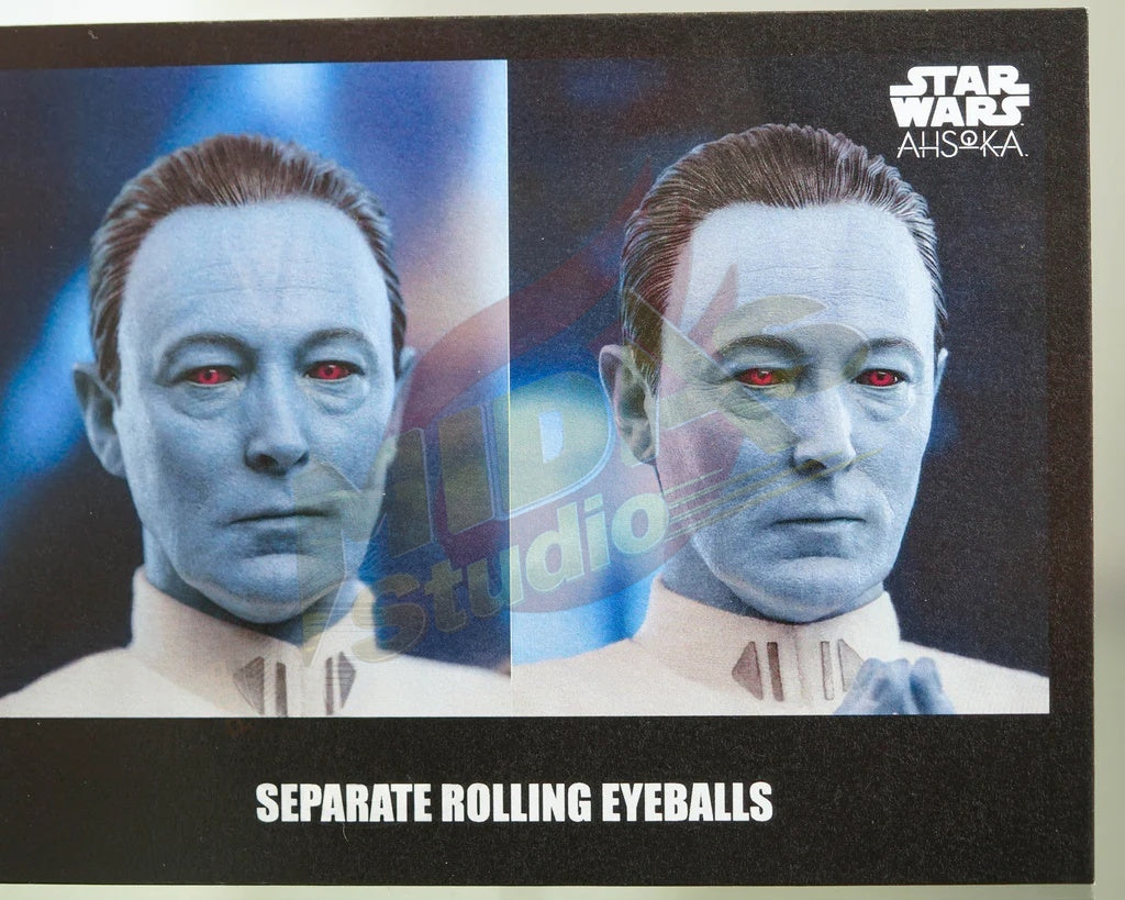 Brand New🔥 Hot Toys TMS116 Star Wars Ahsoka Grand Admiral Thrawn 1/6 Scale Collectible Figure Set