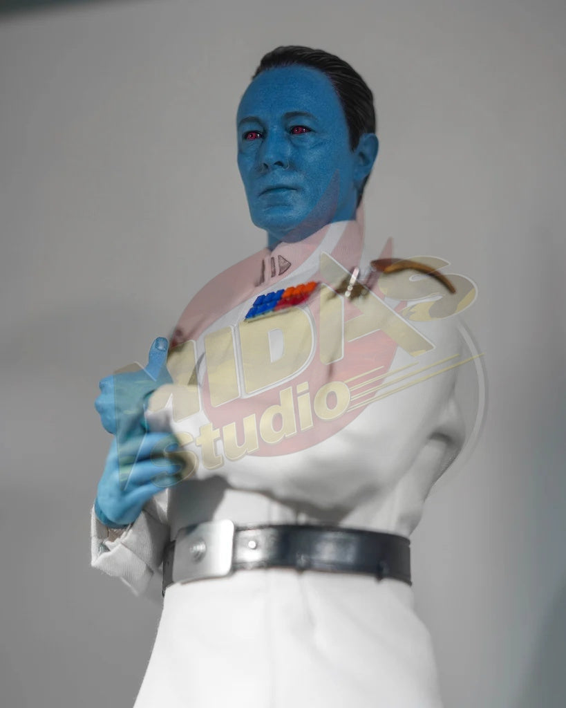 Brand New🔥 Hot Toys TMS116 Star Wars Ahsoka Grand Admiral Thrawn 1/6 Scale Collectible Figure Set