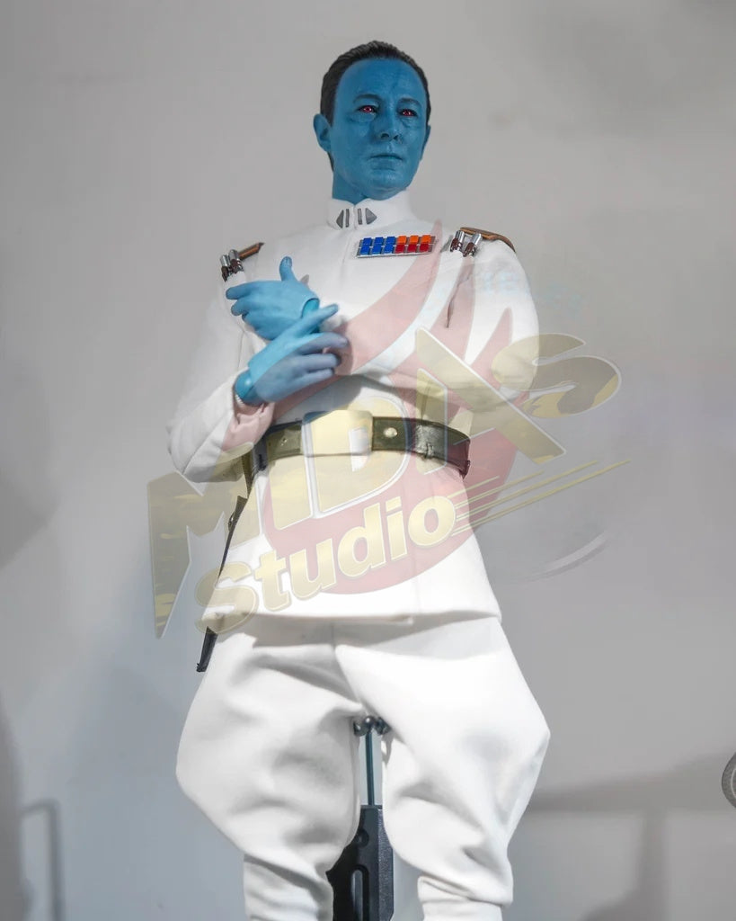 Brand New🔥 Hot Toys TMS116 Star Wars Ahsoka Grand Admiral Thrawn 1/6 Scale Collectible Figure Set