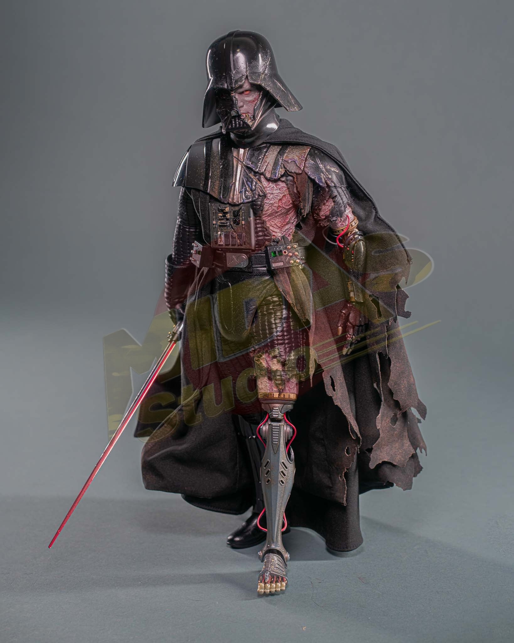 Brand New🔥 Hot Toys 1/6 Scale Star Wars Darth Vader (Battle Damaged, Deluxe Version, Special Edition) Collectible Figure (DX45B)
