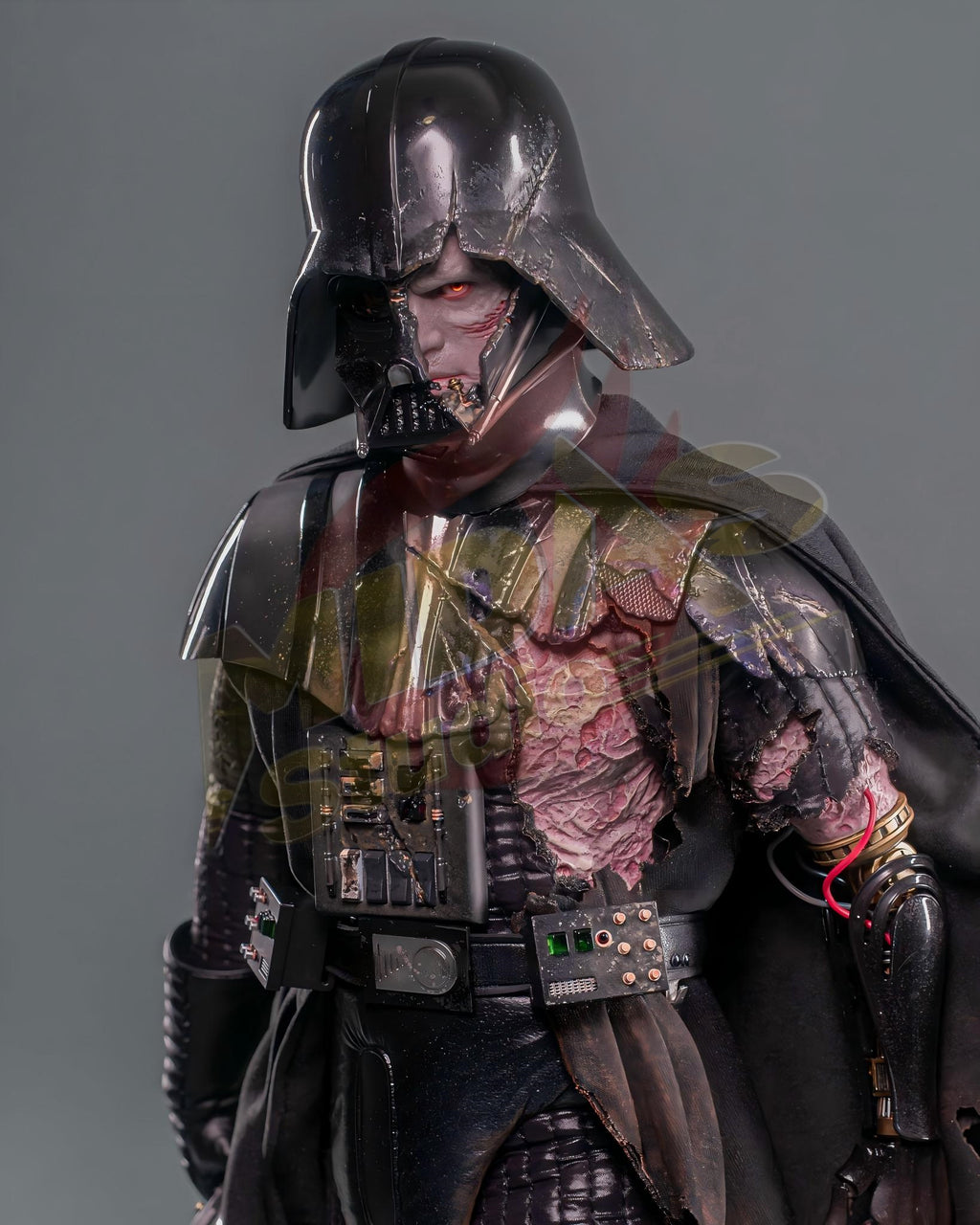 Brand New🔥 Hot Toys 1/6 Scale Star Wars Darth Vader (Battle Damaged, Deluxe Version, Special Edition) Collectible Figure (DX45B)