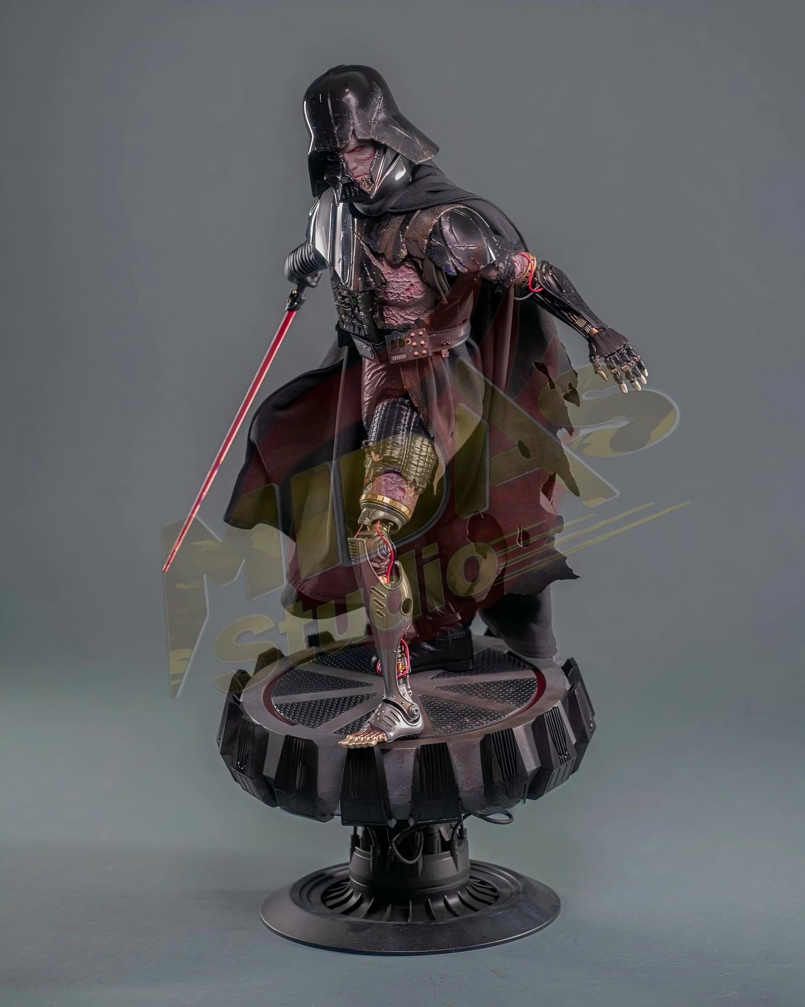 Brand New🔥 Hot Toys 1/6 Scale Star Wars Darth Vader (Battle Damaged, Deluxe Version, Special Edition) Collectible Figure (DX45B)