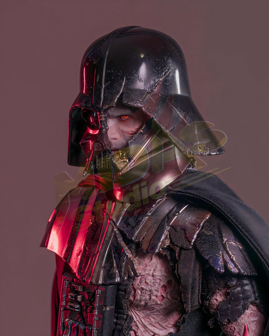 Brand New🔥 Hot Toys 1/6 Scale Star Wars Darth Vader (Battle Damaged, Deluxe Version, Special Edition) Collectible Figure (DX45B)