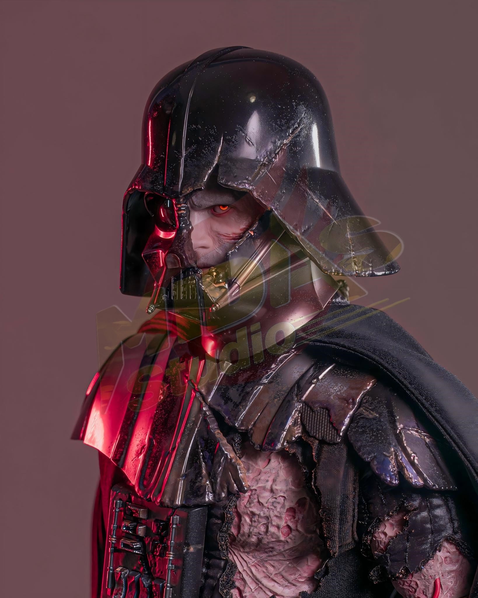 Brand New🔥 Hot Toys 1/6 Scale Star Wars Darth Vader (Battle Damaged, Deluxe Version, Special Edition) Collectible Figure (DX45B)