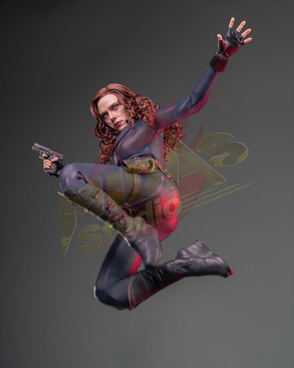 Brand New🔥 Hot Toys 1/6 Scale Marvel Iron Man 2 Black Widow (Artisan Edition, Special Edition) Collectible Figure (MMS757AEB)