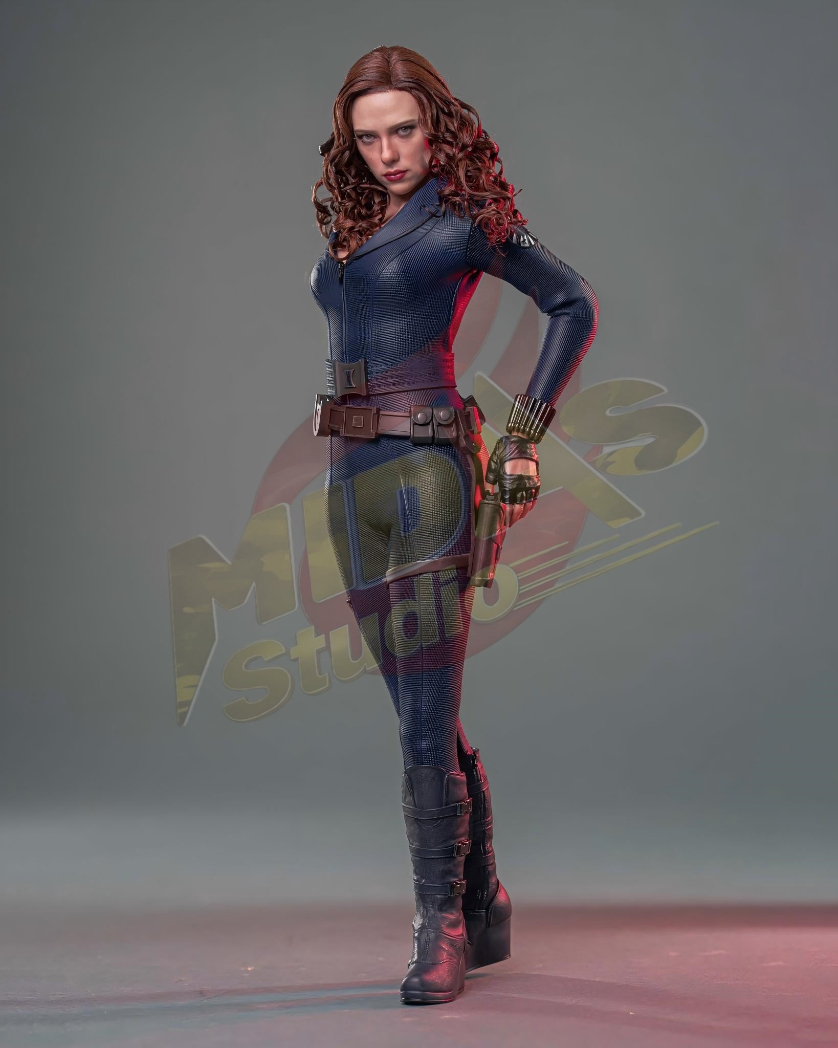 Brand New🔥 Hot Toys 1/6 Scale Marvel Iron Man 2 Black Widow (Artisan Edition, Special Edition) Collectible Figure (MMS757AEB)