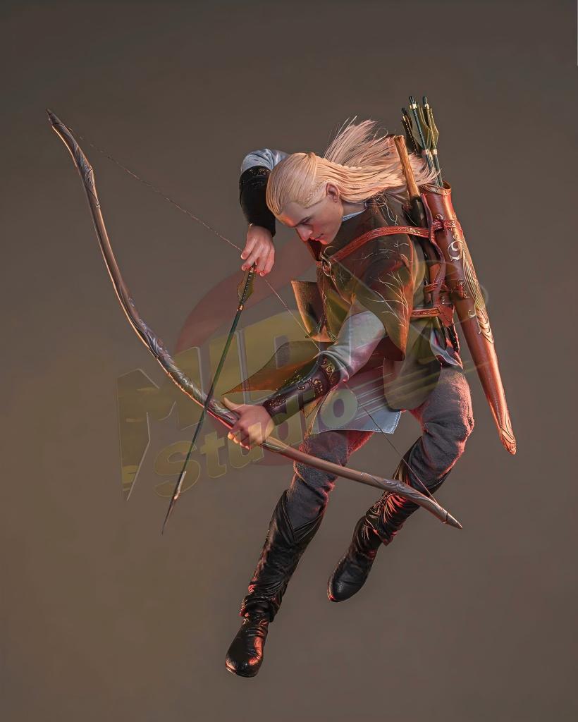 Brand New🔥INART 1/6 Scale The Lord of the Rings Legolas (Rooted Hair)