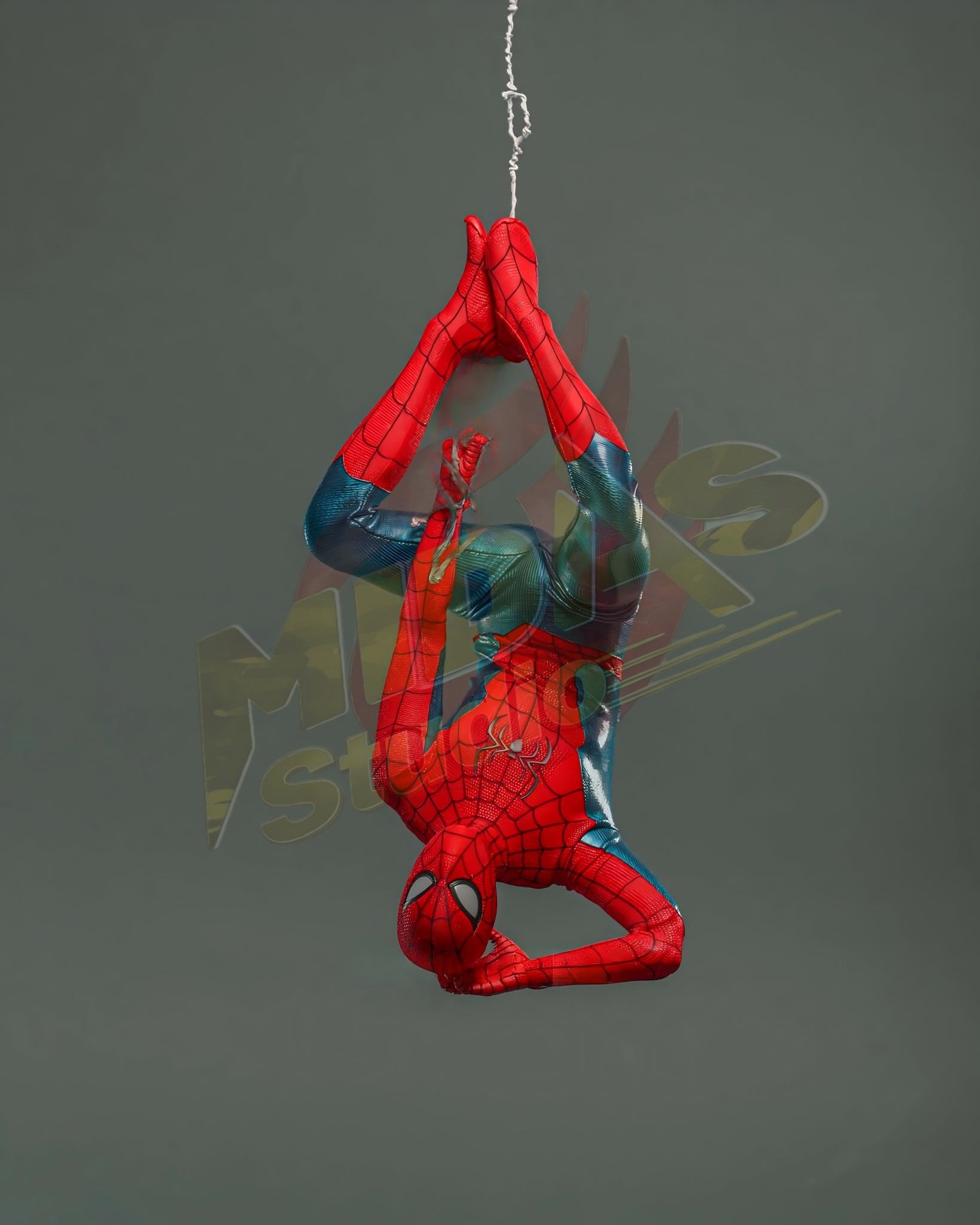 Brand New🔥 Hot Toys 1/6 Scale Spider-Man: No Way Home Spider-Man (New Red and Blue Suit) Collectible Figure (Deluxe Edition, MMS680)